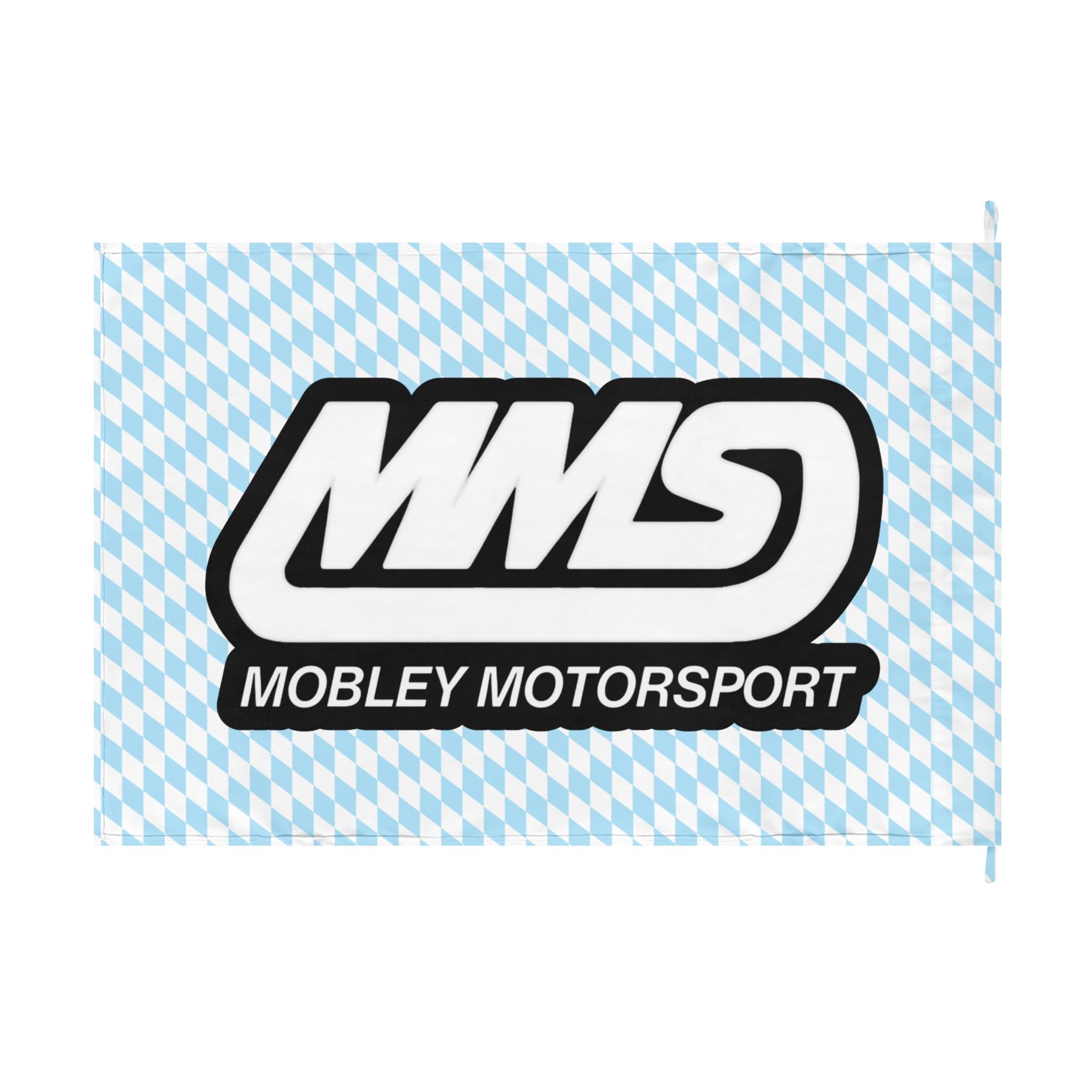 Mobley Motorsport Double-Sided Flag – MMS Racing Logo Banner