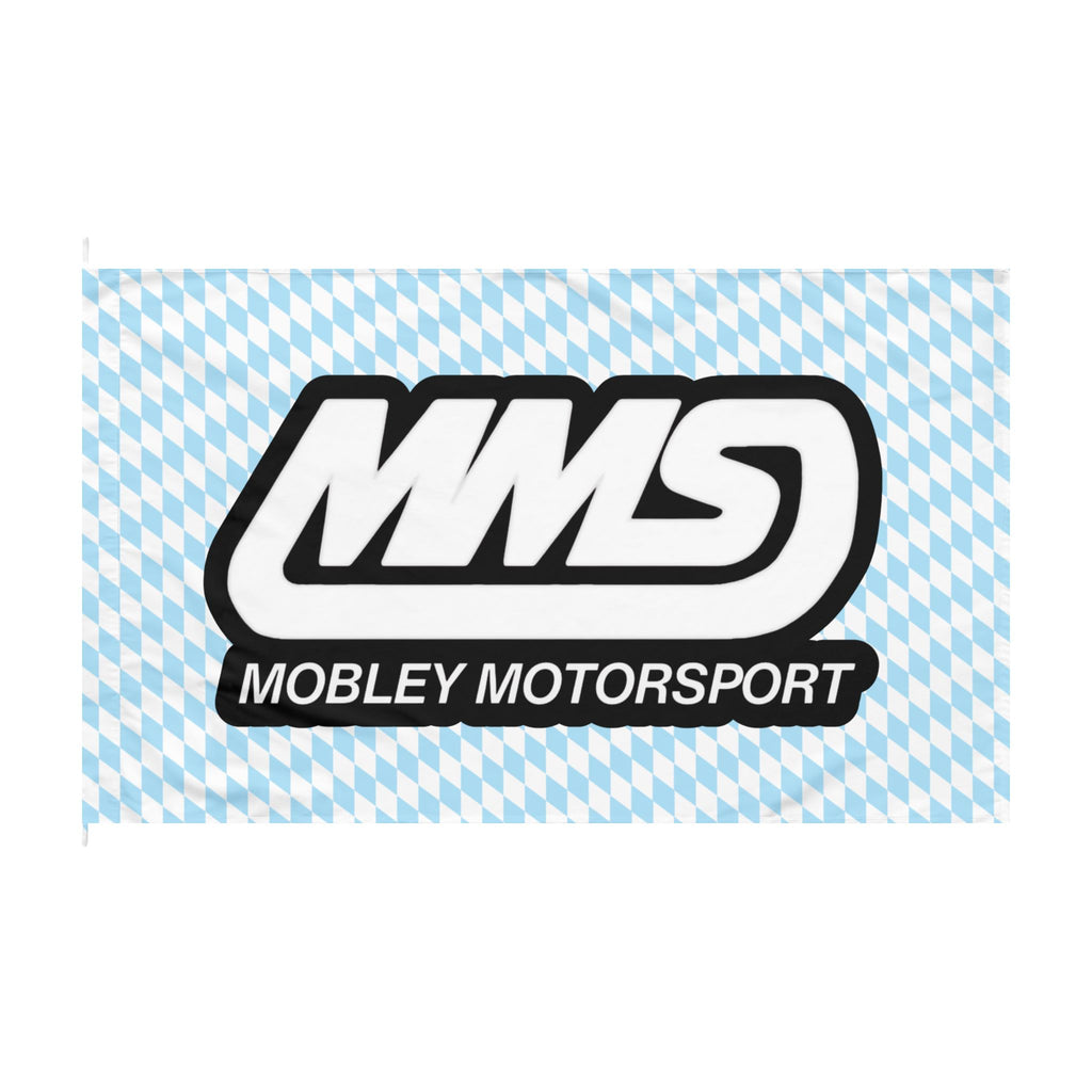 Mobley Motorsport Double-Sided Flag – MMS Racing Logo Banner