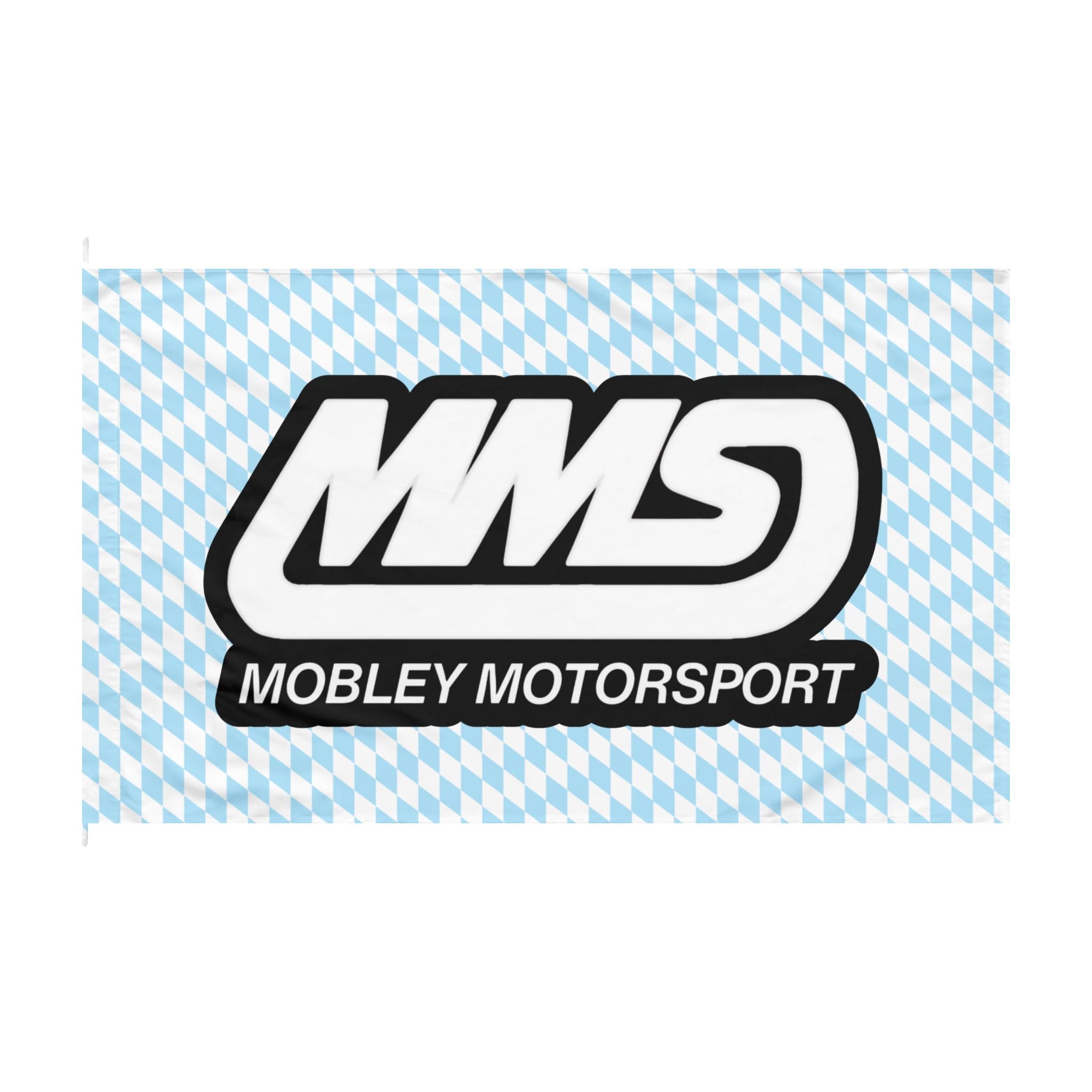 Mobley Motorsport Double-Sided Flag – MMS Racing Logo Banner