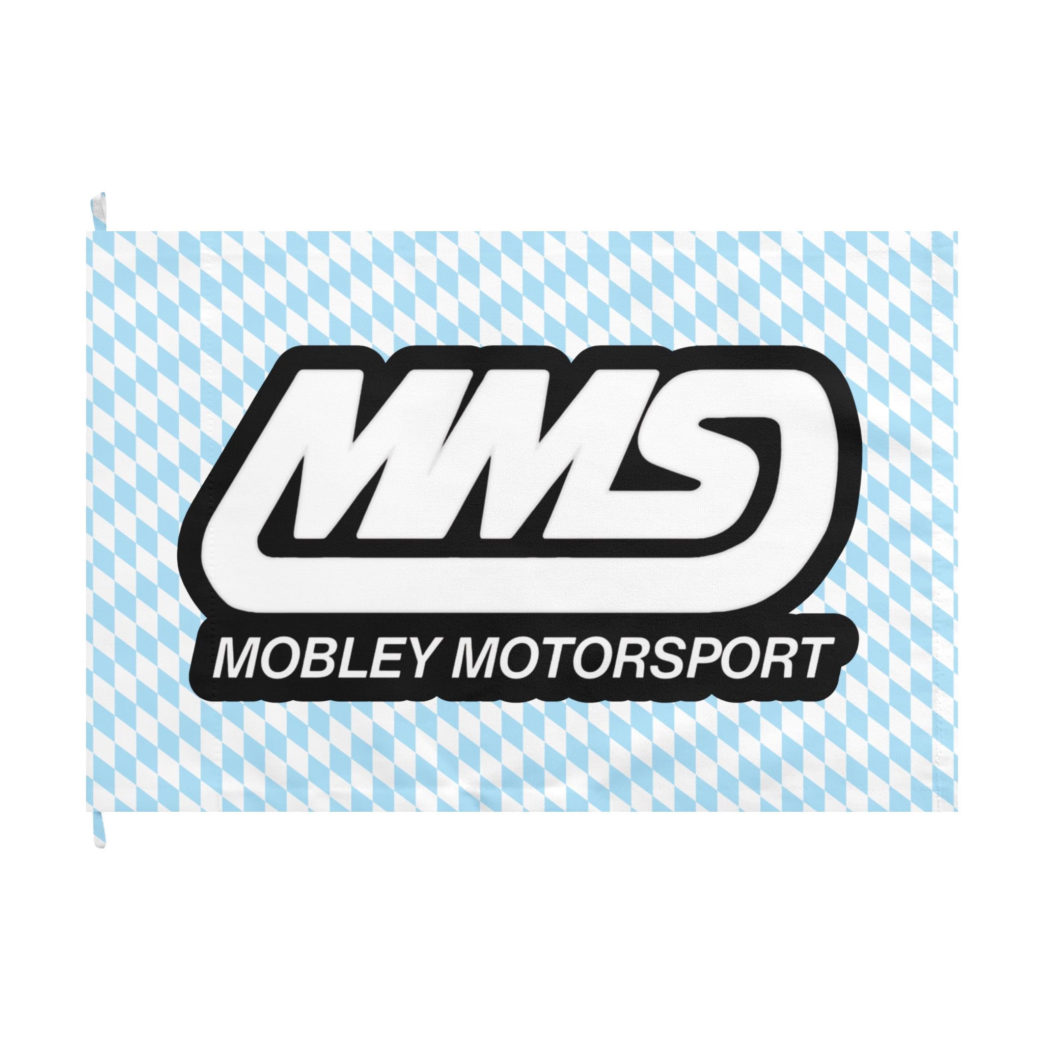 Mobley Motorsport Double-Sided Flag – MMS Racing Logo Banner