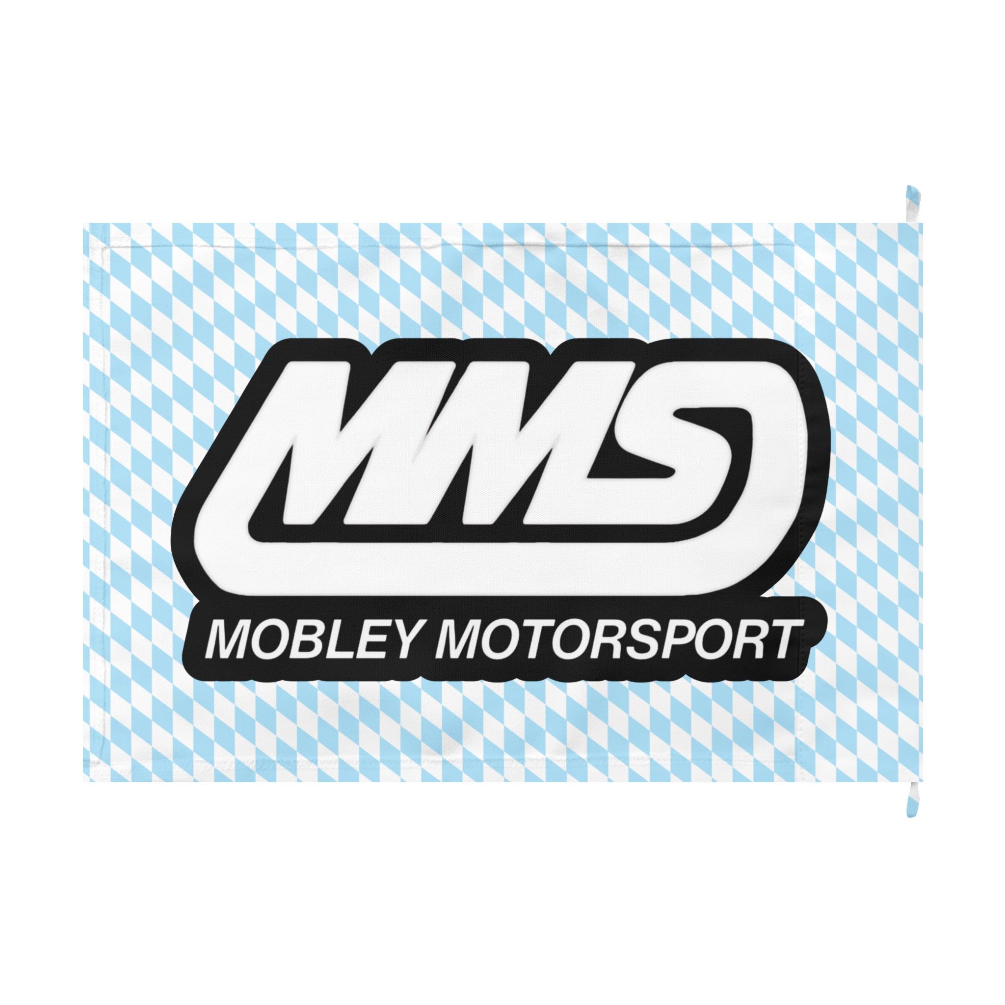 Mobley Motorsport Double-Sided Flag – MMS Racing Logo Banner